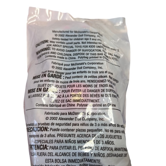 McDonald's 2002 Madame Alexander Collectible Dolls 1-6 unopened Complete Set - Picture 8 of 9